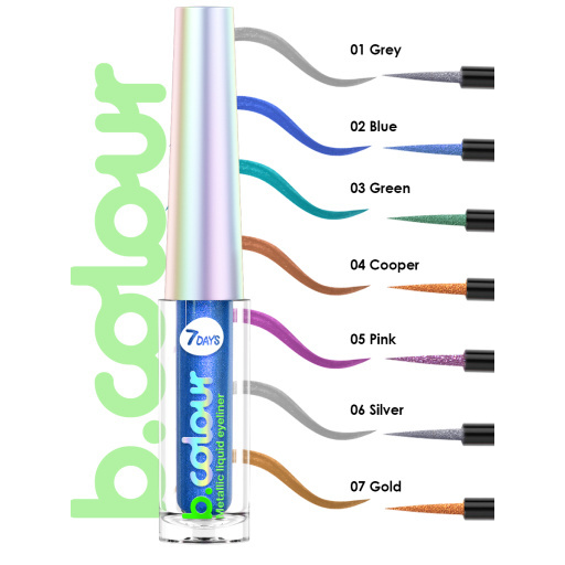 Metallic liquid eyeliner / 02 BLUE