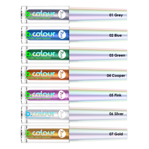 Metallic liquid eyeliner / 01 GREY