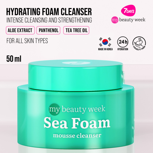 Cleansing foam, moisturising and mattifying, SEA FOAM