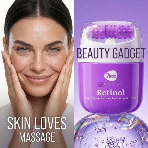 Face cream 3D massager, anti-age and lifting, Retinol & Hyaluronic Acid 40 ML