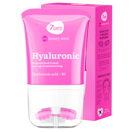 Face cream 3D massager, anti-age and moisturizing, Hyaluronic 80 ML