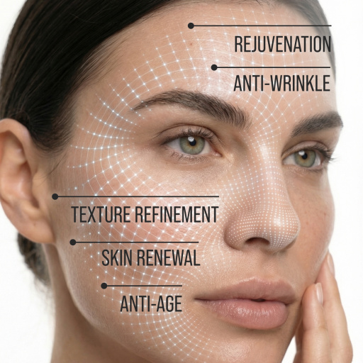 Face cream 3D massager, anti-age and lifting, Retinol & Hyaluronic Acid 80 ML