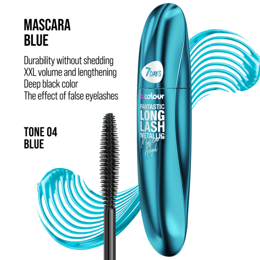 Metallic mascara 04 / BLUE