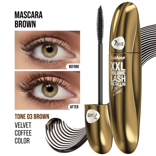 Metallic mascara 03 / BROWN