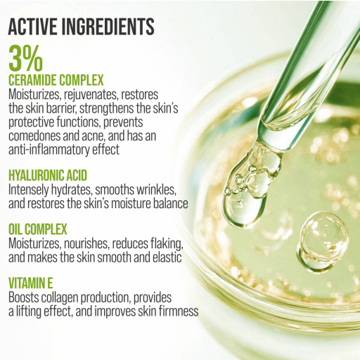 Face cream 3D massager, moisturizing and barrier repairing, Ceramide 40 ML
