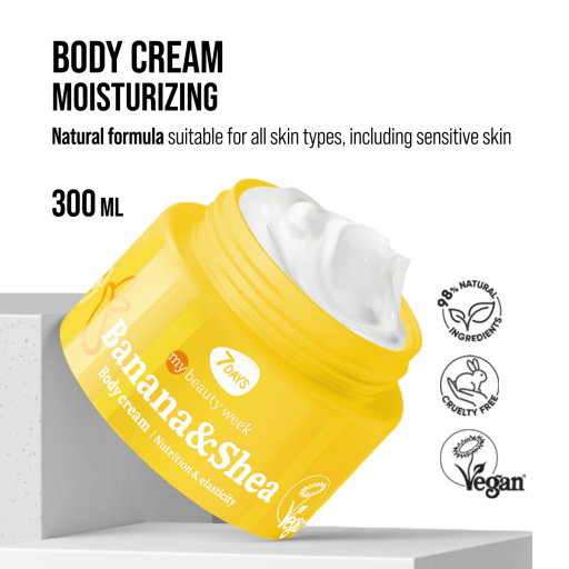 Nutrition & elasticity body cream BANANA&SHEA