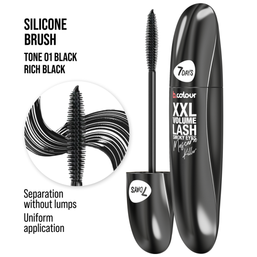 Smoky eyes mascara Volume / 01 BLACK
