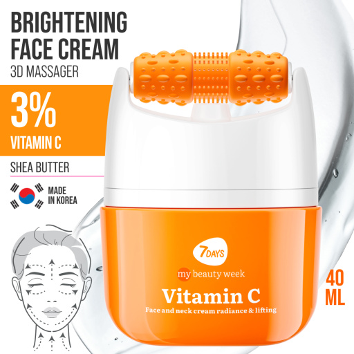 Face cream  3D massager, radiance and lifting, Vitamin C 40 ML