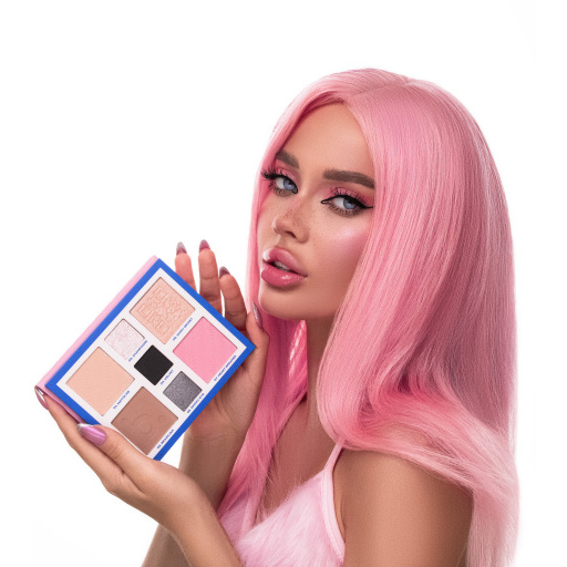 Contouring face and eyes palette / 02 Super power, B.COLOUR PROFESSIONAL CAPSULE, 4*4 g , 3*1,3 g