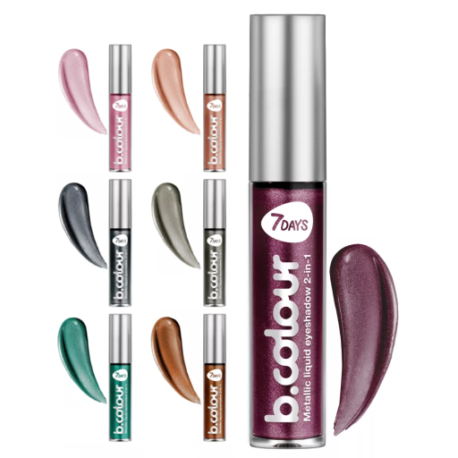 Metallic liquid eyeshadow / 07 PLUM