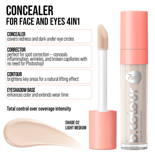Liquid concealer 02 LIGHT MEDIUM