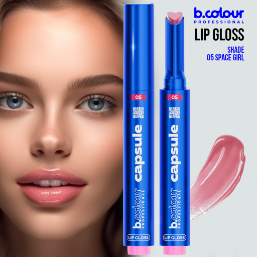 Automatic lip gloss / 05 Space girl, B.COLOUR PROFESSIONAL CAPSULE, 1,2 g