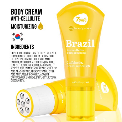 Anti-cellulite body cream-oil BRAZIL