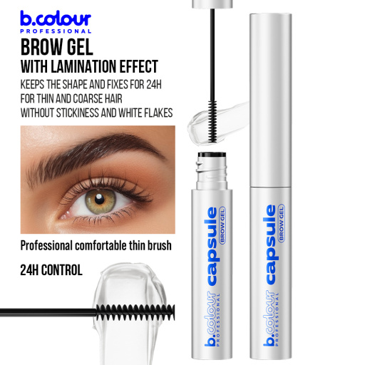  Brow gel with lamination effect / 24h Control,  B.COLOUR PROFESSIONAL CAPSULE, 4,2 ml