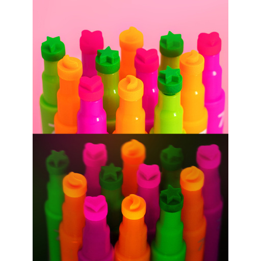 Liner & stamp UVglow / 02 LIME STAR