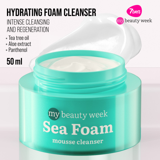 Cleansing foam, moisturising and mattifying, SEA FOAM