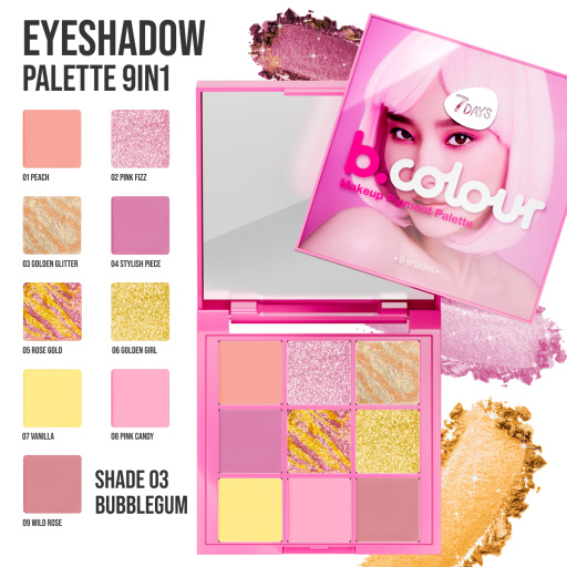 Eyeshadow palette / 03 BUBBLEGUM