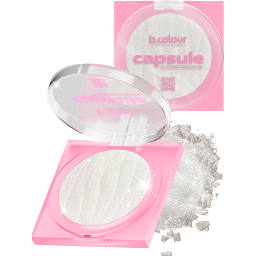 Face & body highlighter / 02 Milky way, B.COLOUR PROFESSIONAL CAPSULE, 8 g