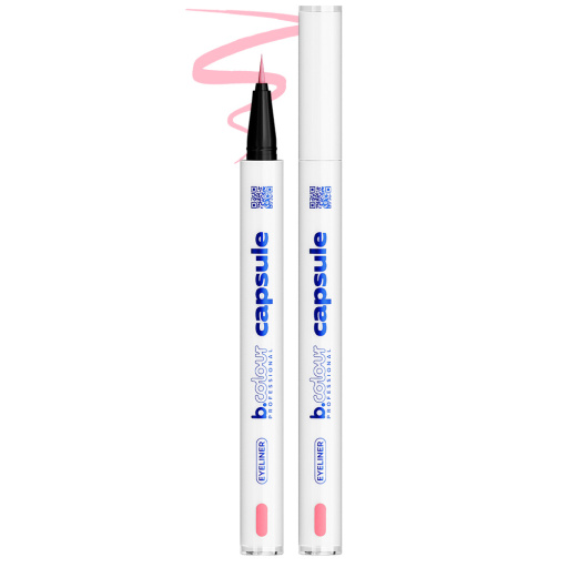 Waterproof eyeliner / 08 Party pink, B.COLOUR PROFESSIONAL CAPSULE, 0,5 g