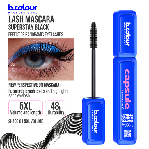 SuperStay black lash mascara / 01 5XL Volume, B.COLOUR PROFESSIONAL CAPSULE, 6 ml