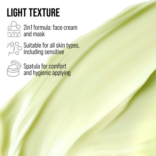 Night face cream & mask, nourishing and anti-age, AVOCADO SQUASH