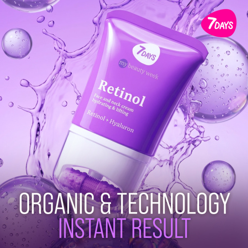 Face cream 3D massager, anti-age and lifting, Retinol & Hyaluronic Acid 80 ML