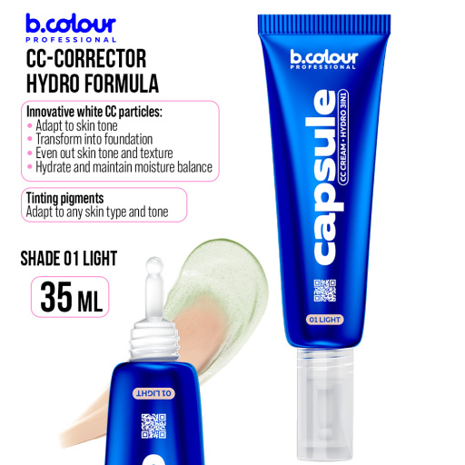 【日本限定モデル】  Hydrating CC cream 3in1 / 01 Light, B.COLOUR PROFESSIONAL CAPSULE, 35 ml CCクリーム