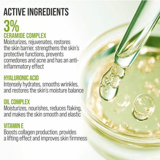 Face cream 3D massager, moisturizing and barrier repairing, Ceramide 80 ML