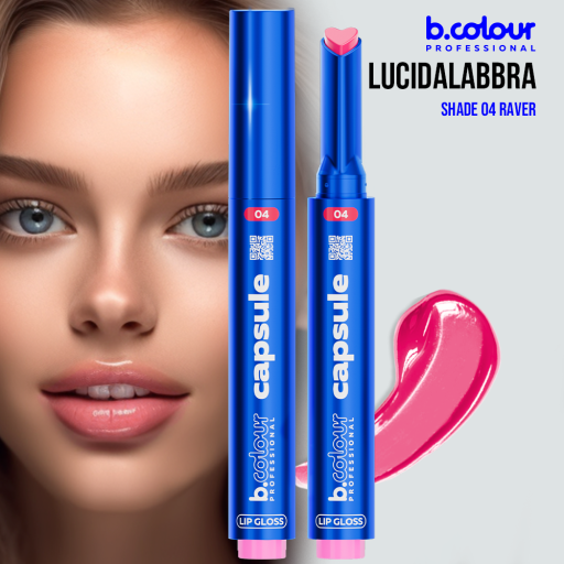 Automatic lip gloss / 04 Raver, B.COLOUR PROFESSIONAL CAPSULE, 1,2 g