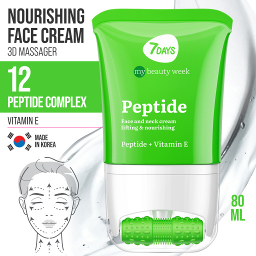 Face cream 3D massager, lifting and nourishing, Peptide 80 ML