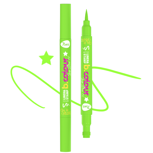 Liner & stamp UVglow / 02 LIME STAR