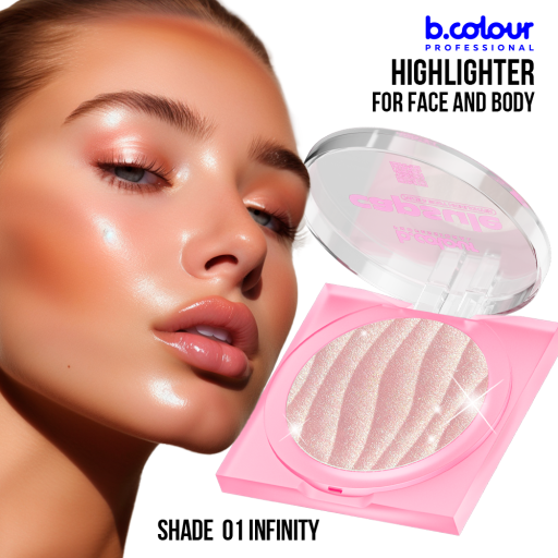 Face & body highlighter / 01 Infinity, B.COLOUR PROFESSIONAL CAPSULE, 8 g