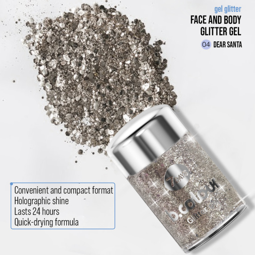 Face&body glitter gel mini / 04 Dear Santa