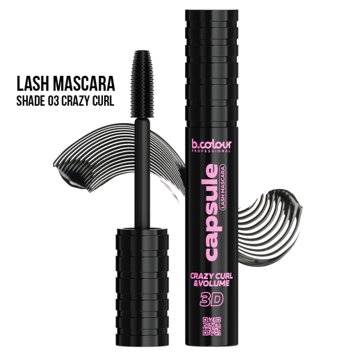 SuperStay black lash mascara / 03 Crazy curl, B.COLOUR PROFESSIONAL CAPSULE, 5,5 ml
