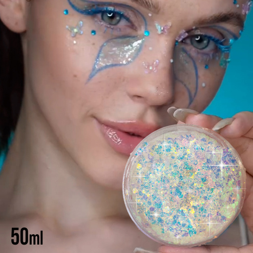 SHINE, BOMBITA! Gel-glitter for face, hair and body /904 Fluke SHINE, BOMBITA! Gel-glitter for face, hair and body /904 Fluke