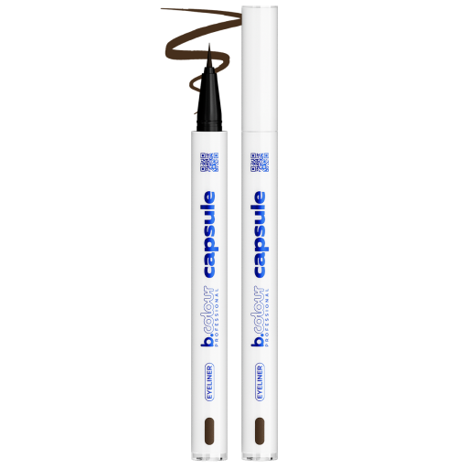 Waterproof eyeliner / 02 Brown art, B.COLOUR PROFESSIONAL CAPSULE, 0,5 g