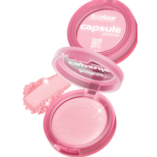 Baked face blush / 01 Sweet Julie, B.COLOUR PROFESSIONAL CAPSULE, 2,9 g