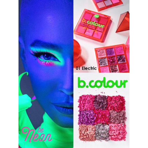 Eyeshadow Pigment palette / 01 ELECTRIC