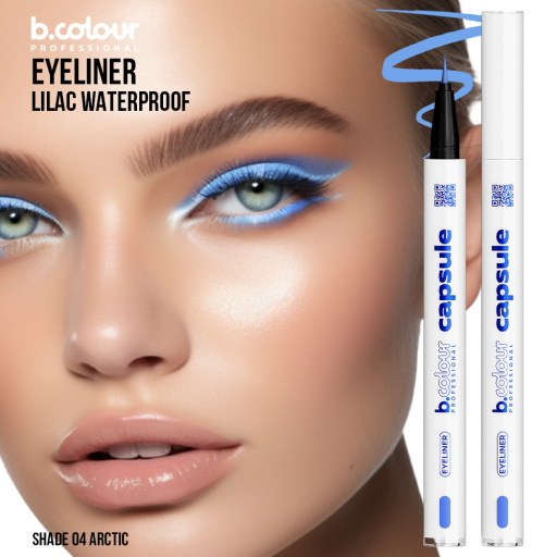 Waterproof eyeliner / 04 Arctic, B.COLOUR PROFESSIONAL CAPSULE, 0,5 g