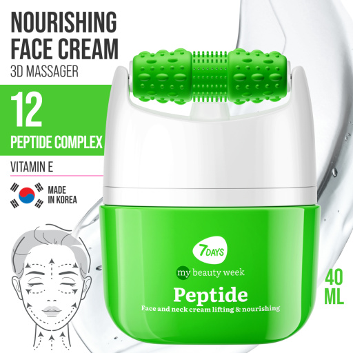 Face cream 3D massager, lifting and nourishing, Peptide 40 ML