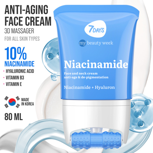 Face cream 3D massager, anti-age and depigmentation, Niacinamide 80 ML