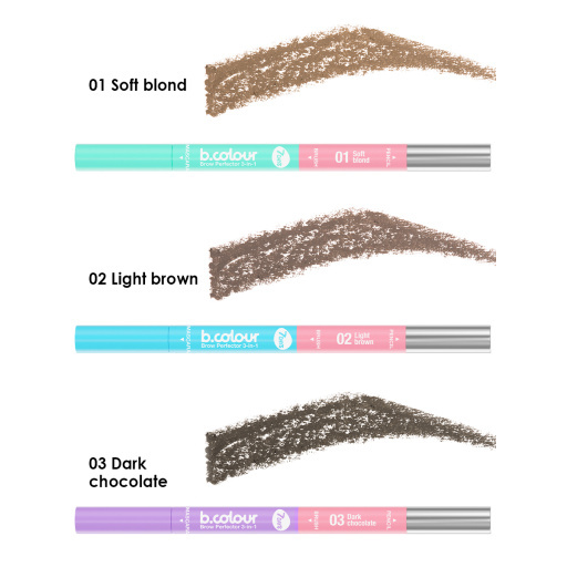 Brow perfector 3-in-1 / 02 LIGHT BROWN