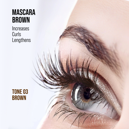 Metallic mascara 03 / BROWN