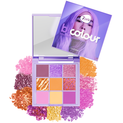 Eyeshadow palette / 01 VIOLET MACARONS