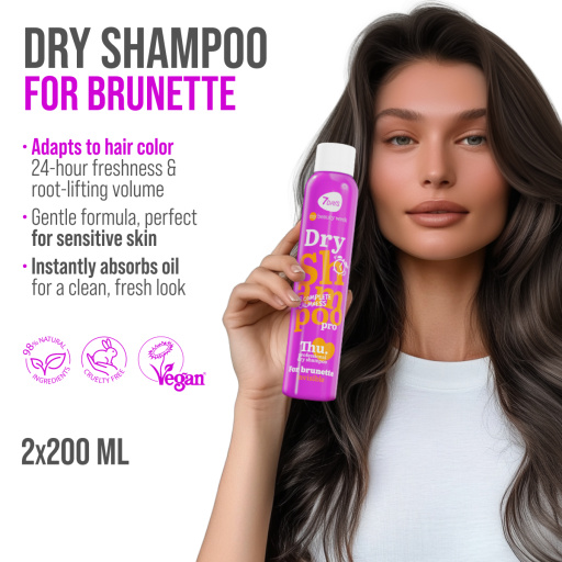 Dry Shampoo for brunettes INVISIBLE set of 2