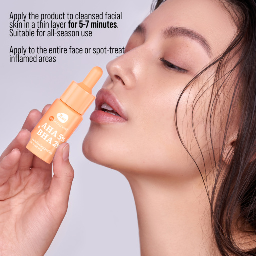 Exfoliating face serum AHA+BHA peeling
