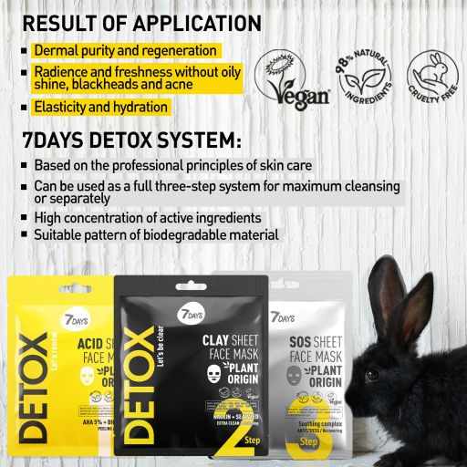 DETOX Set for professional complex care, 3 pcs