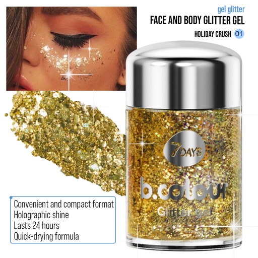 Face&body glitter gel mini 01 Holiday crush