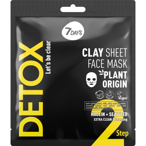 Clay Sheet Face Mask Kaolin + Seaweed