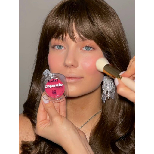 Mousse face blush / 01 Ice rose, B.COLOUR PROFESSIONAL CAPSULE, 3 g